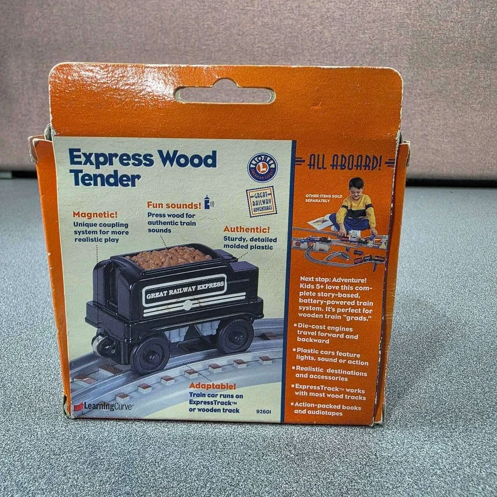 Lionel Express Wood Tender New Great Railway Adventures 92601